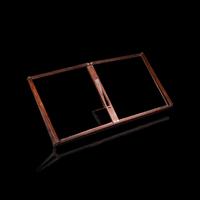 A Chinese Possibly Huanghuali Album Stand, Tiejia, 19th Century 清晚期 黃花梨帖架