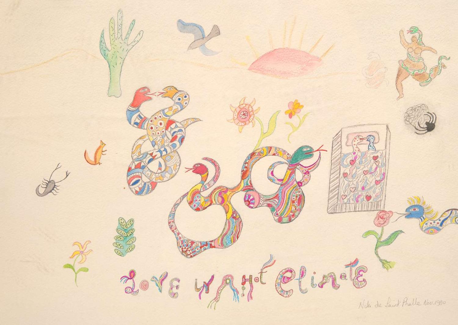 Niki de Saint Phalle (French, 1930-2002) - Love in a Hot Climate