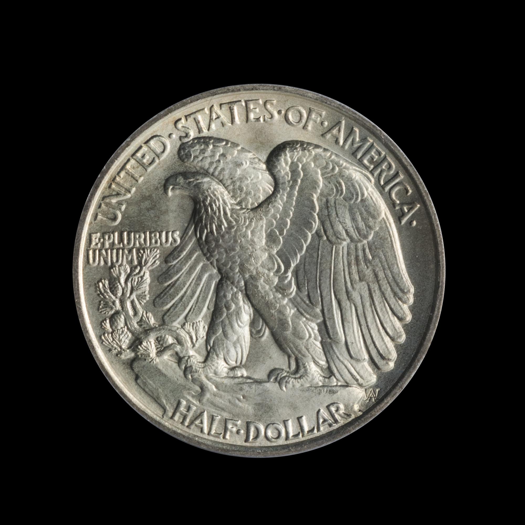 A United States 1936 Walking Liberty 50c Coin