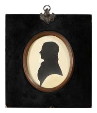 Five Silhouette Portraits of American Subjects