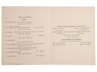 [CHESNUTT, Charles (1858-1932)]. A group of 3 items related to Charles Chesnutt, incl. Howard University programs and ALS from Susan V. Chesnutt to head of NAACP Arthur Spingarn.