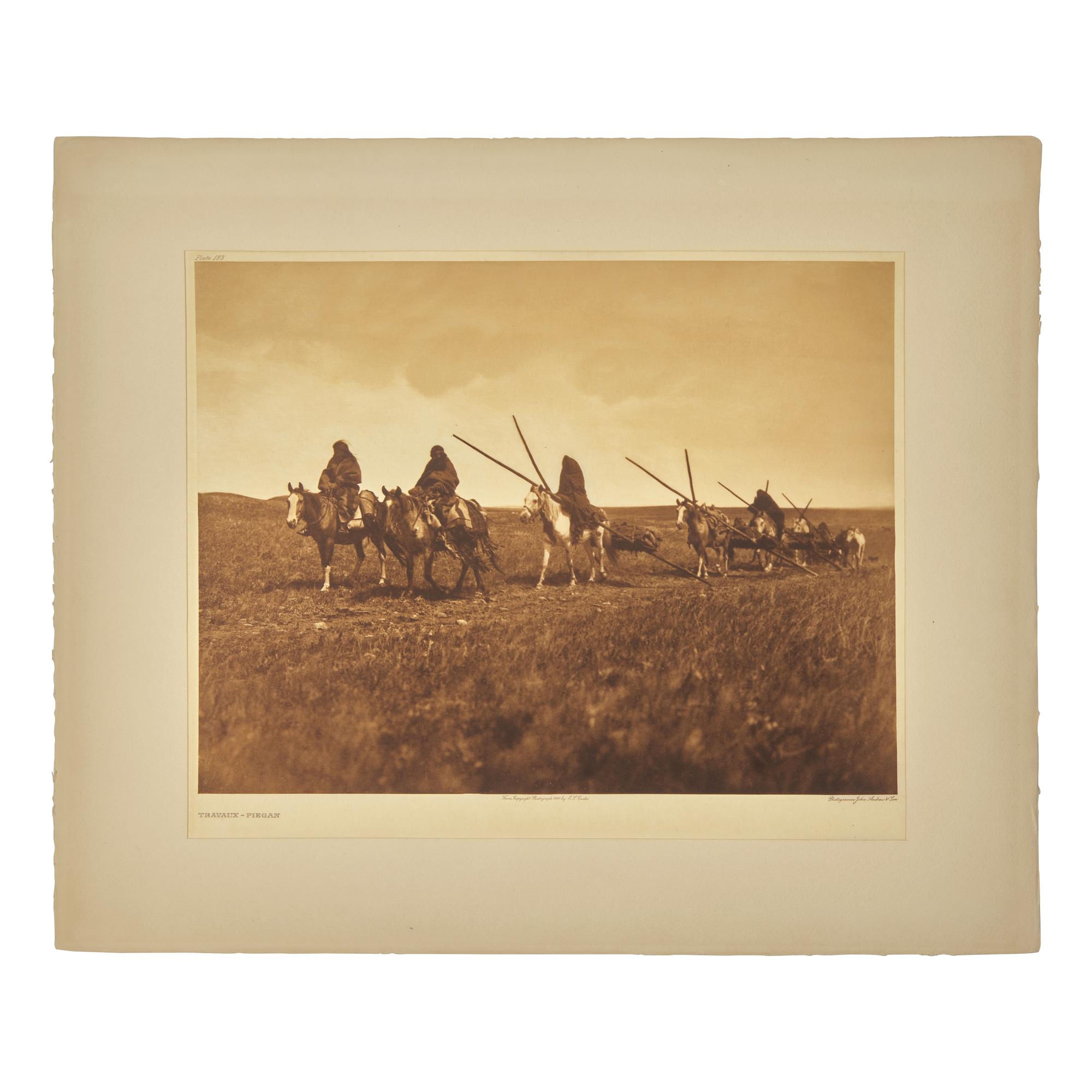Edward Curtis (American, 1868-1952) — Travaux - Piegan Plate 193