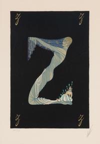 Romain de Tirtoff (called Erté) (Russian/French, 1892-1990) — Letters Y and Z
