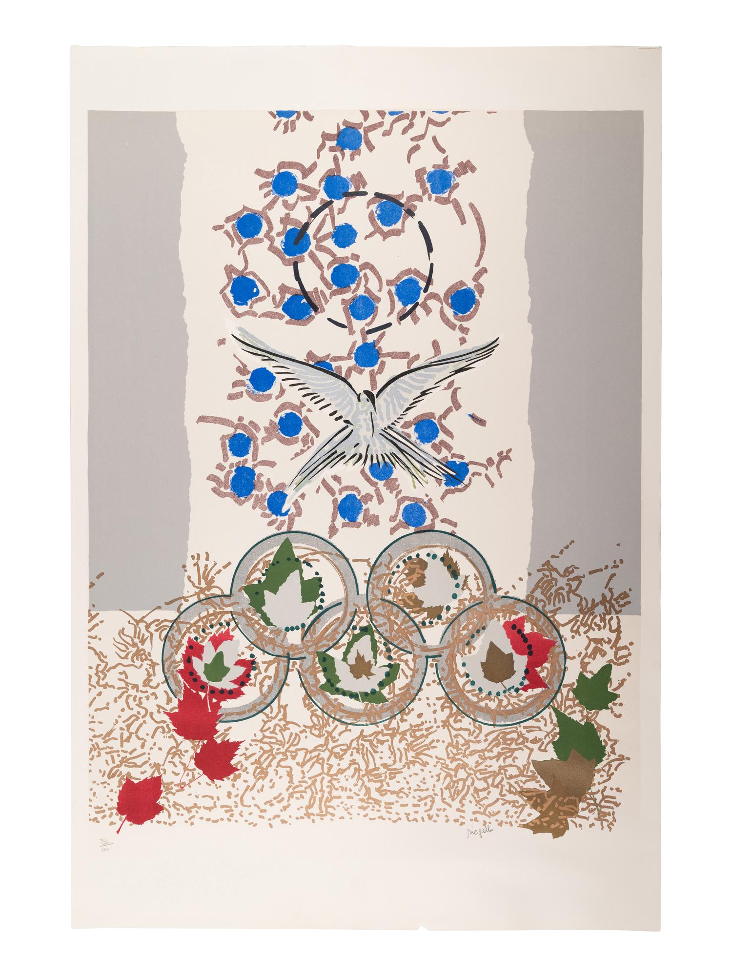 Dove; Coloso (a pair of prints from The Official Arts Portfolio of the XXIVth Olympiad, Seoul, Korea )