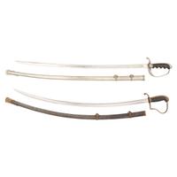Two Sabers: US Model 1902 Officers Saber & German Saber