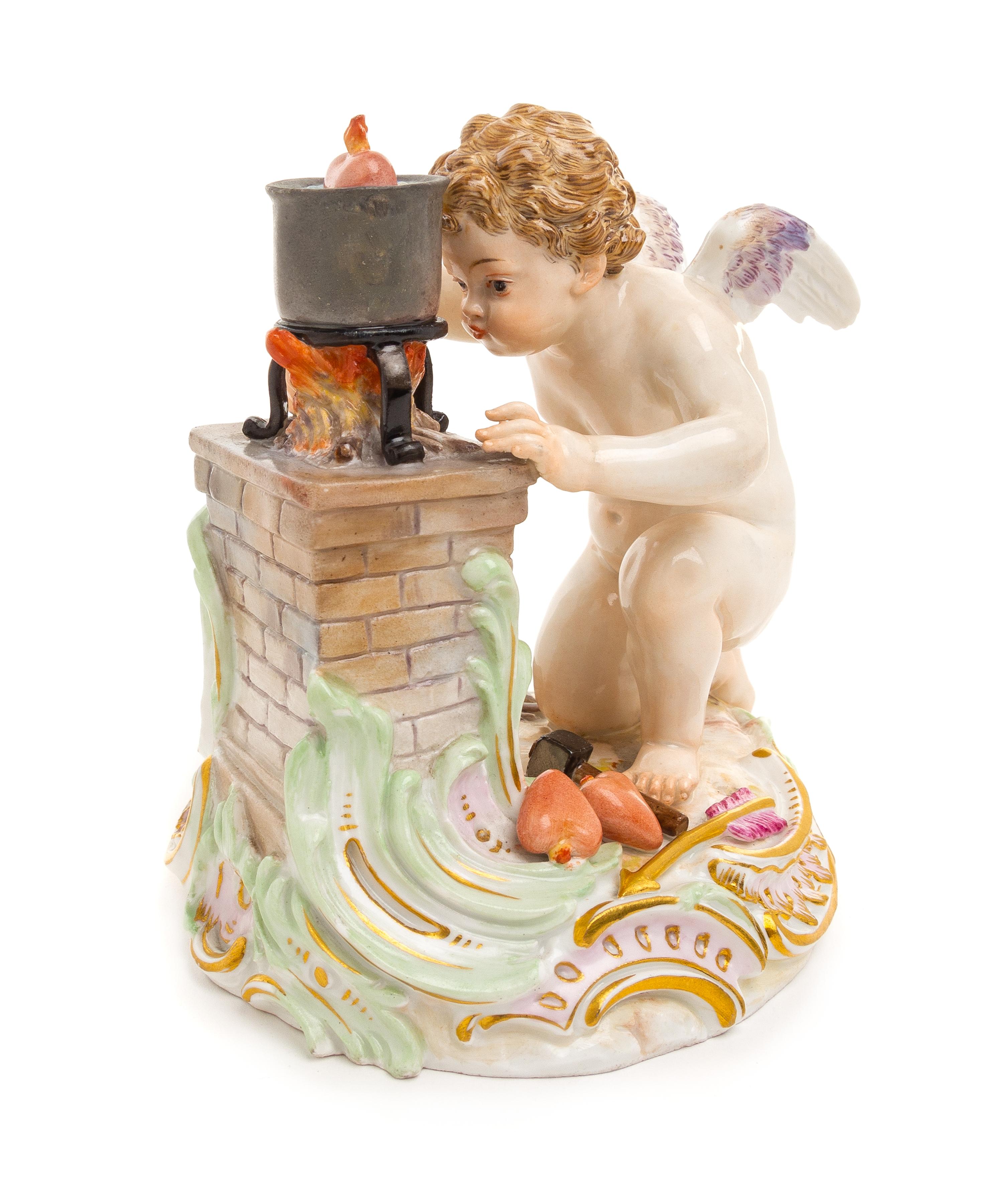 A Meissen Porcelain Figure Height 4 7/8 inches. — LATE 19TH/EARLY 20TH CENTURY