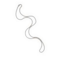 Diamond and White Gold Line Necklace