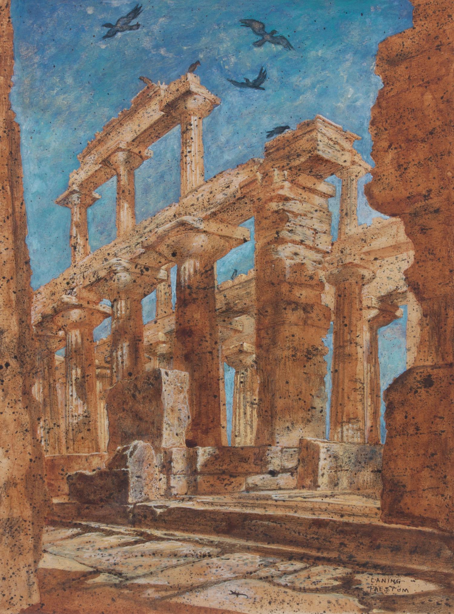 Edward Laning, (American, 1906-1981), Paestum