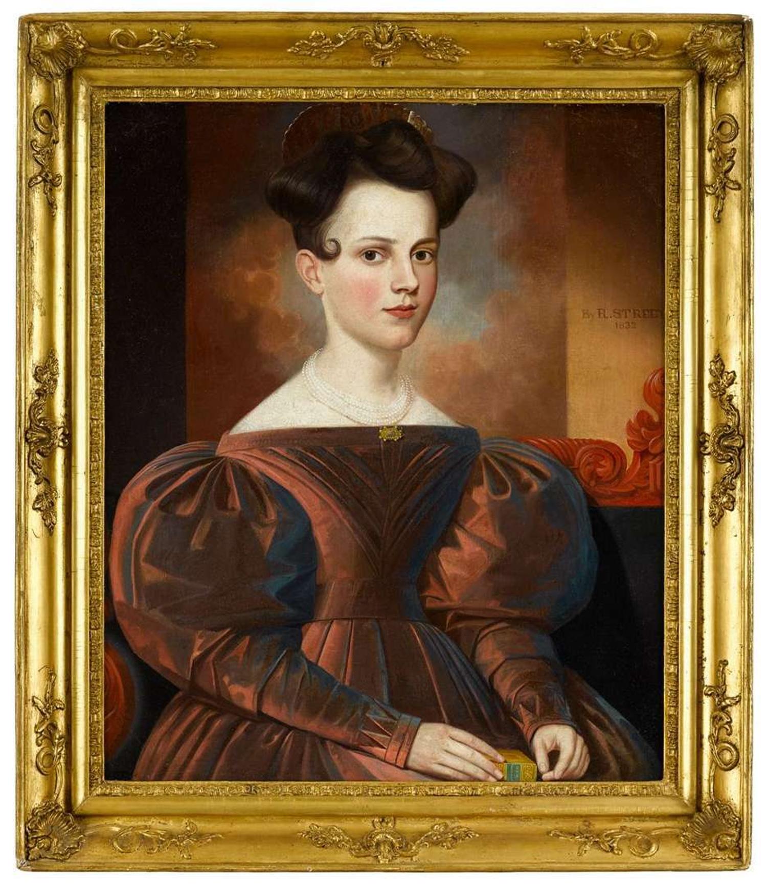 Robert Street (1796-1865) portrait of a young lady