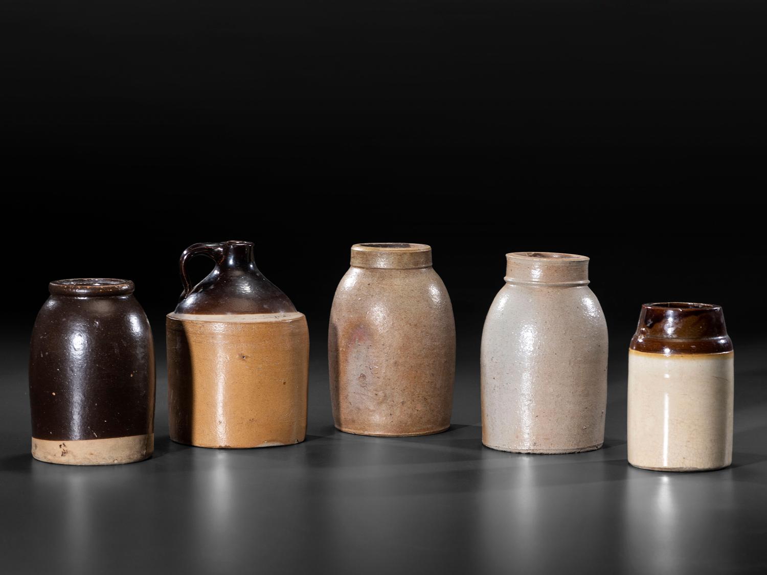 Twenty Stoneware Vessels
