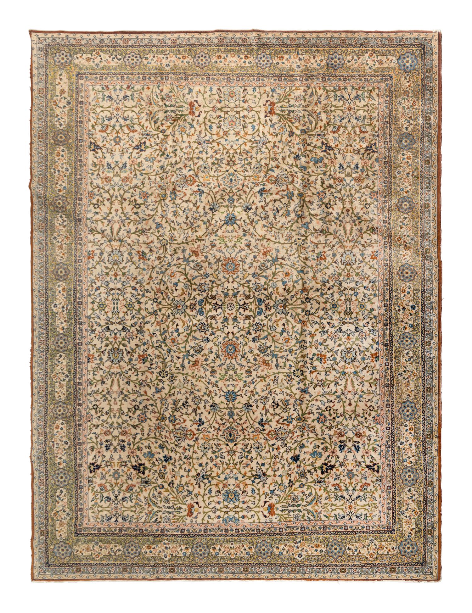 A Kashan Wool Rug