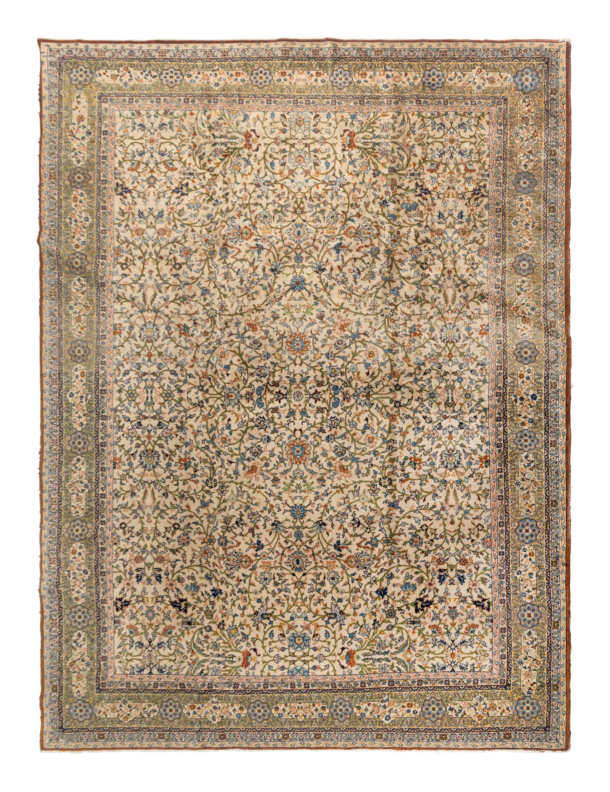 A Kashan Wool Rug