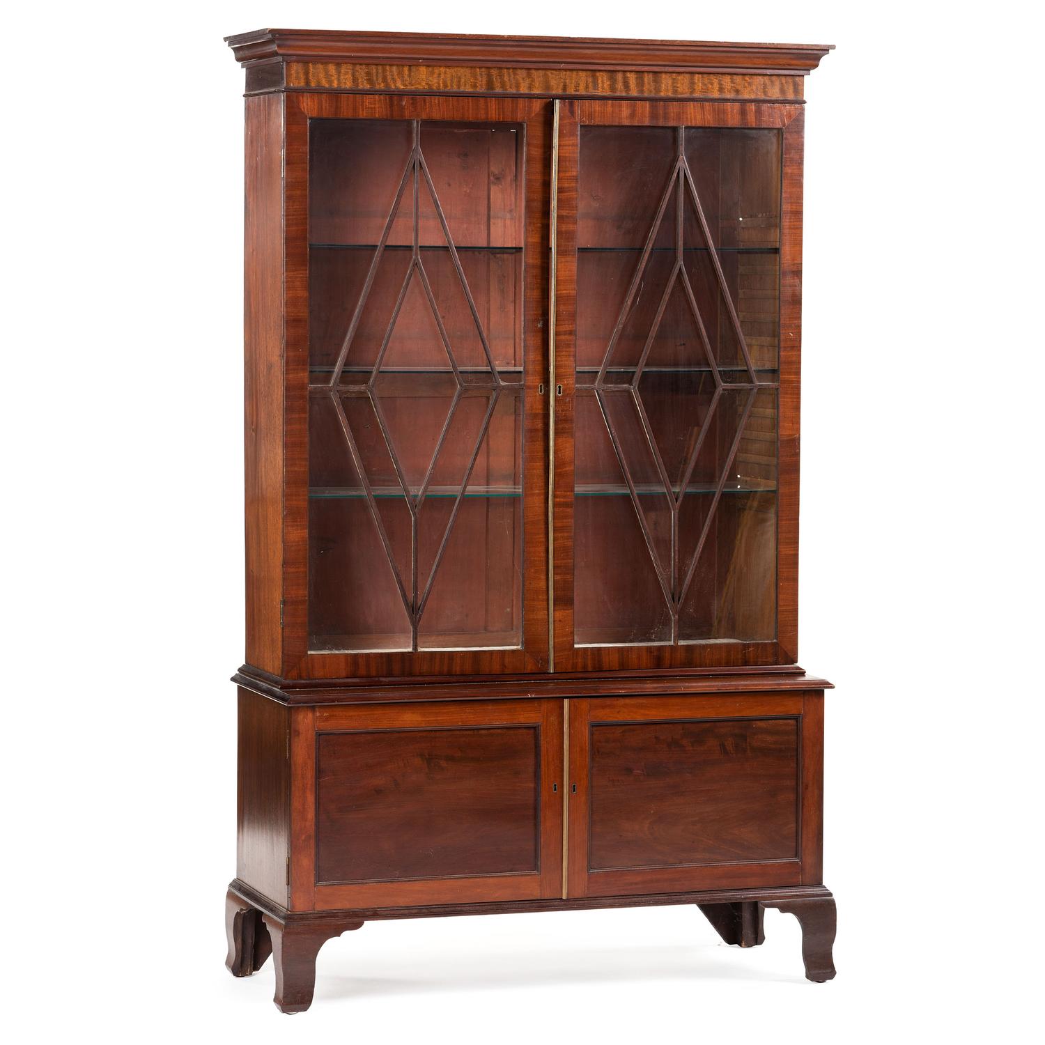 An Edwardian Mahogany Bookcase