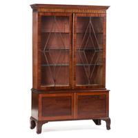 An Edwardian Mahogany Bookcase