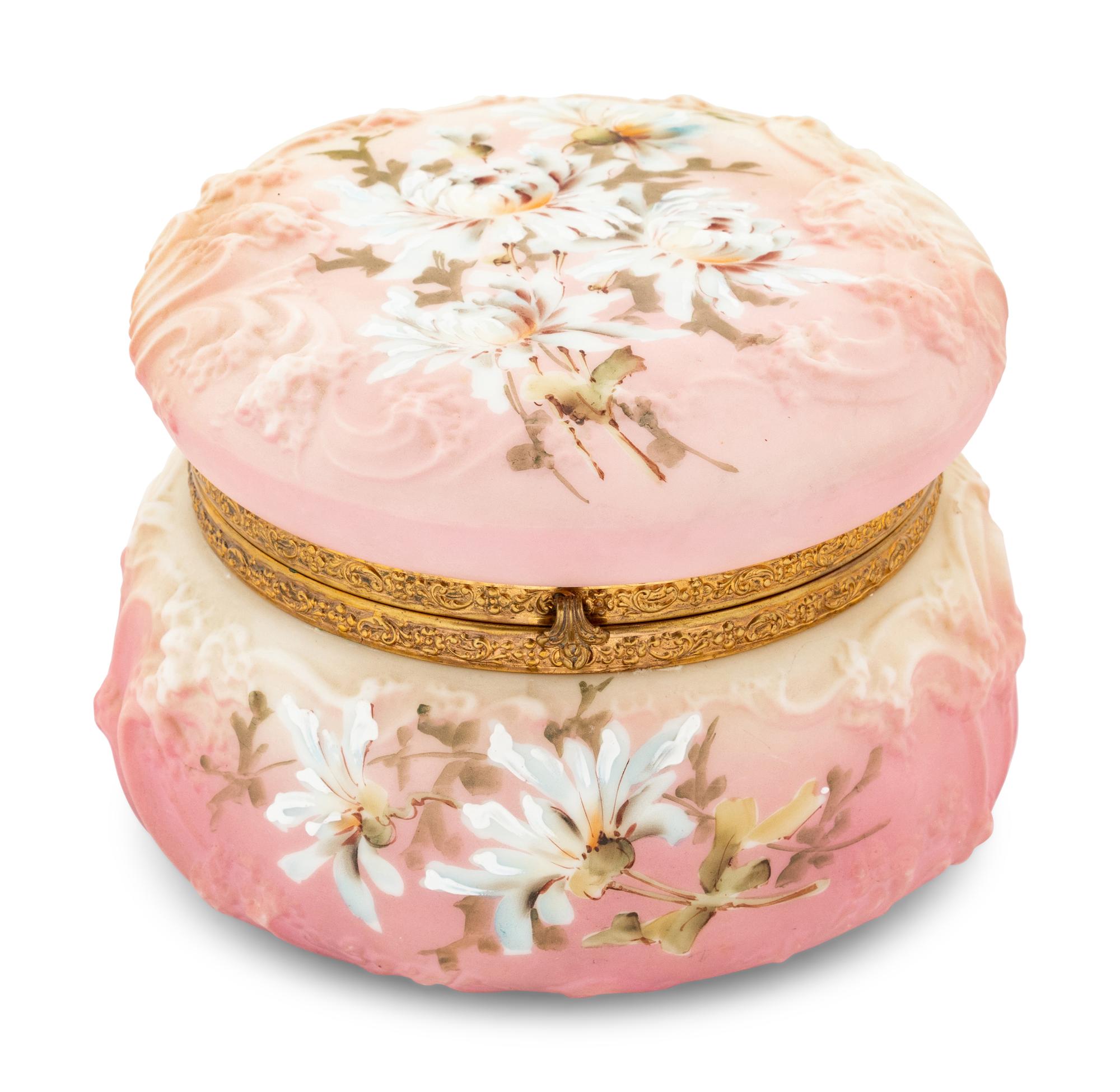 A Nakara Glass Dresser Box