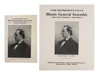 [ILLINOIS]. A large group of documents SIGNED by post-Civil War governors of Illinois.