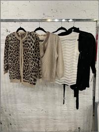 Four Valentino Knit Tops: One Cardigan, One Sweater, One Shell, One Tie Waist Cardigan, 2000s