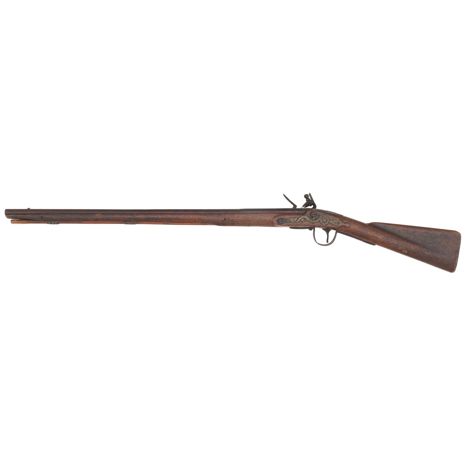 Period Shortened Flintlock Northwest Trade Gun by Leman