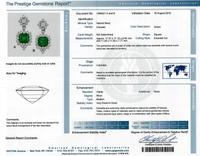 LAZARE KAPLAN, COLOMBIAN EMERALD AND DIAMOND EARRINGS