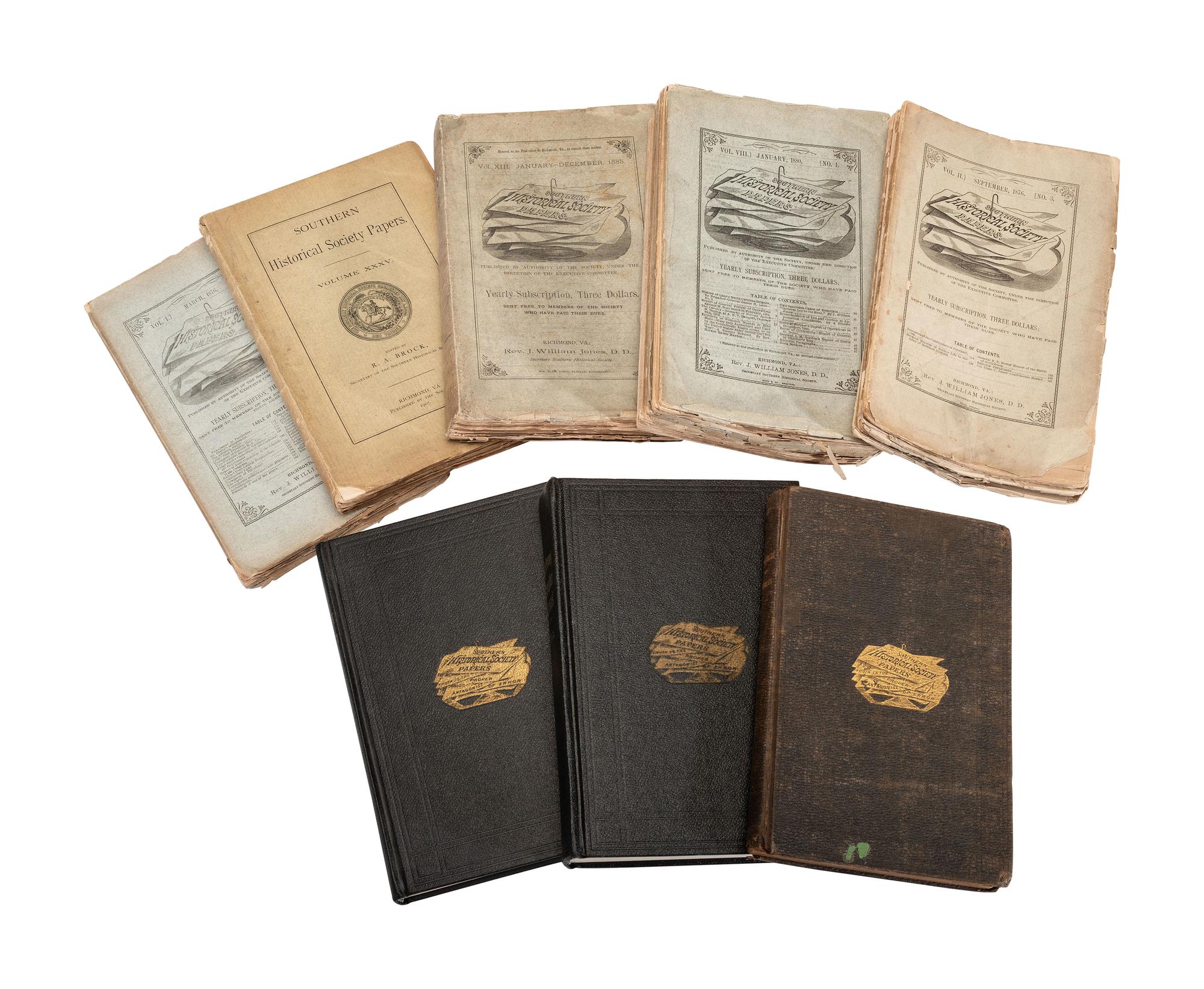 [CIVIL WAR - CONFEDERATE]. Southern Historical Society Papers . Richmond, VA. 1876-1910.