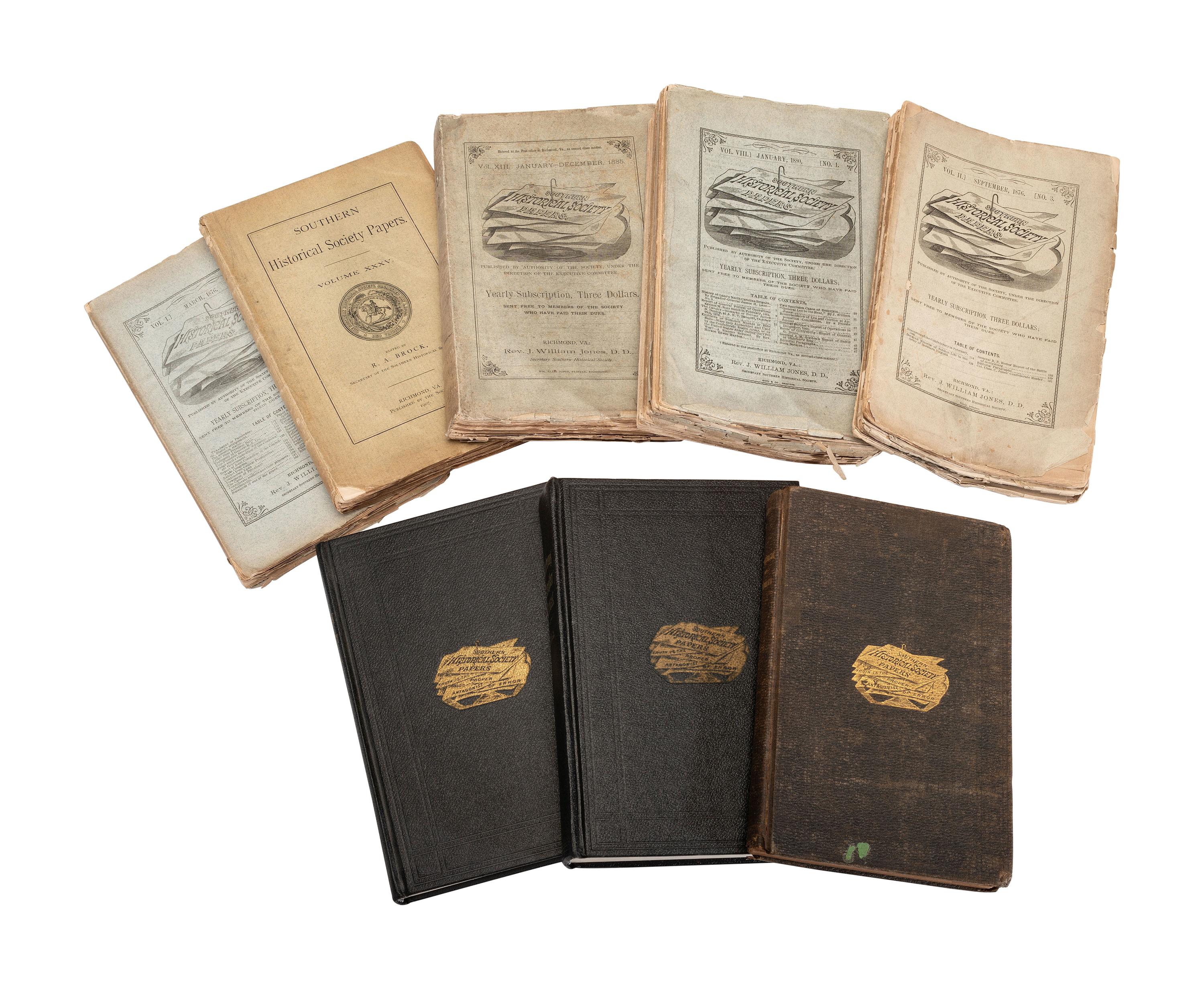 [CIVIL WAR - CONFEDERATE]. Southern Historical Society Papers . Richmond, VA. 1876-1910.