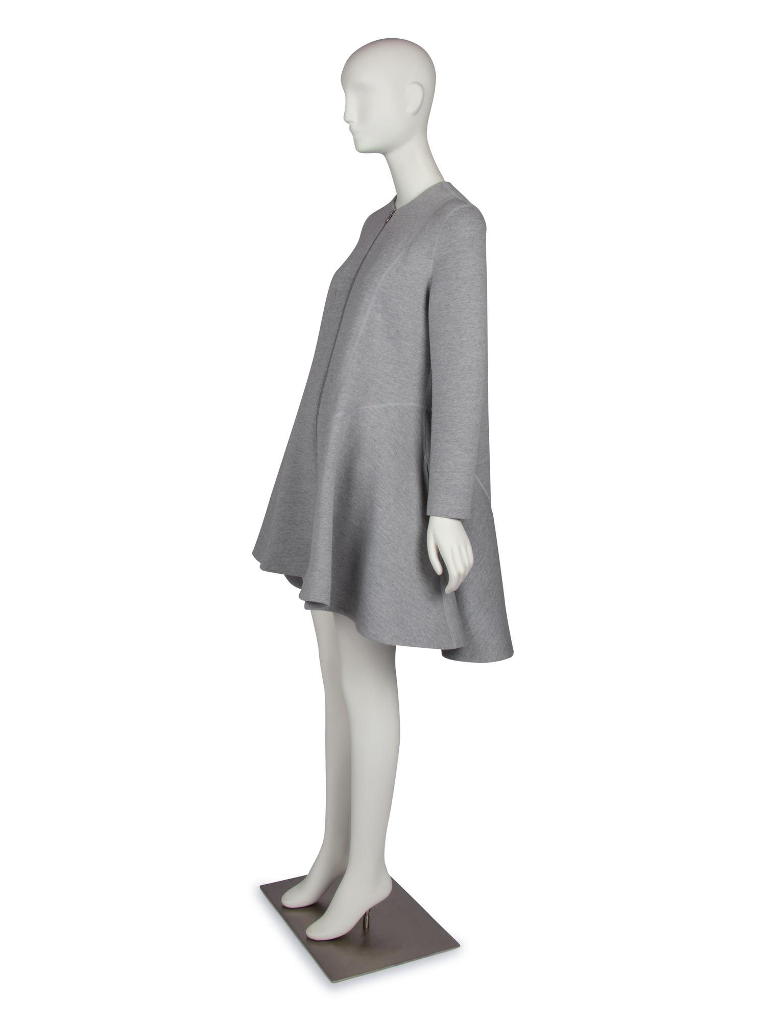 Christian Dior Gray Swing Coat, c. 2016