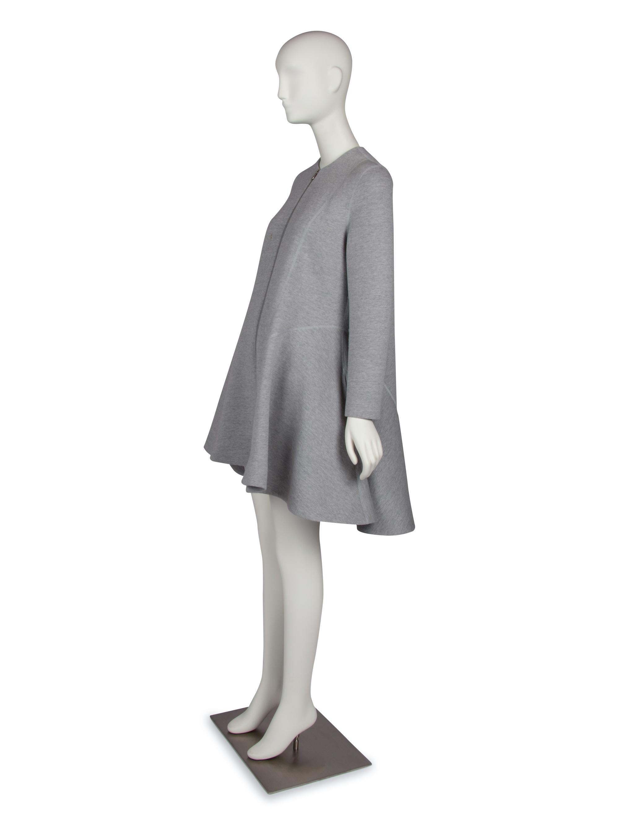 Christian Dior Gray Swing Coat, c. 2016