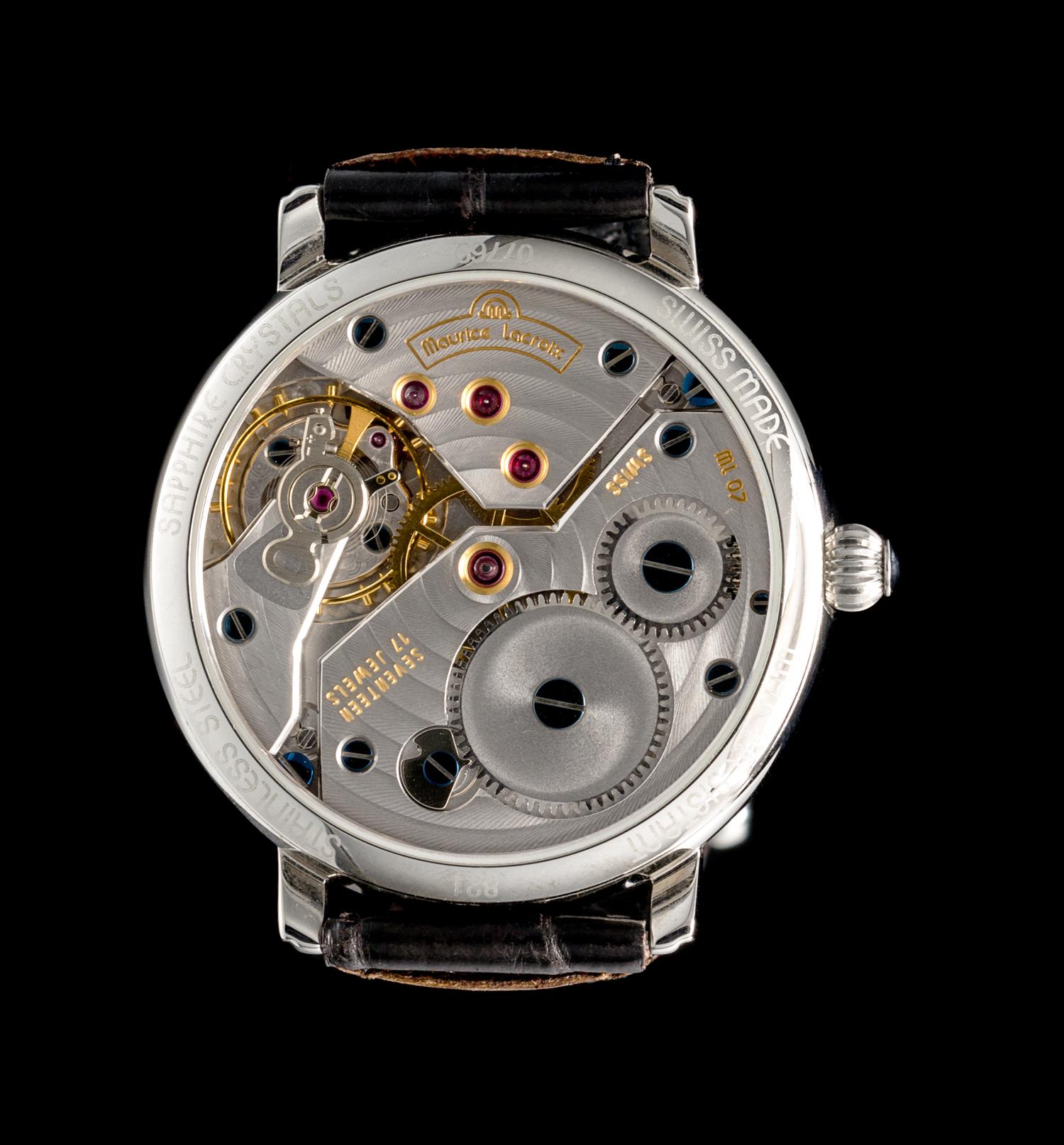 A Stainless Steel Masterpiece Jour et Nuit Indicator Wristwatch, Maurice Lacroix,