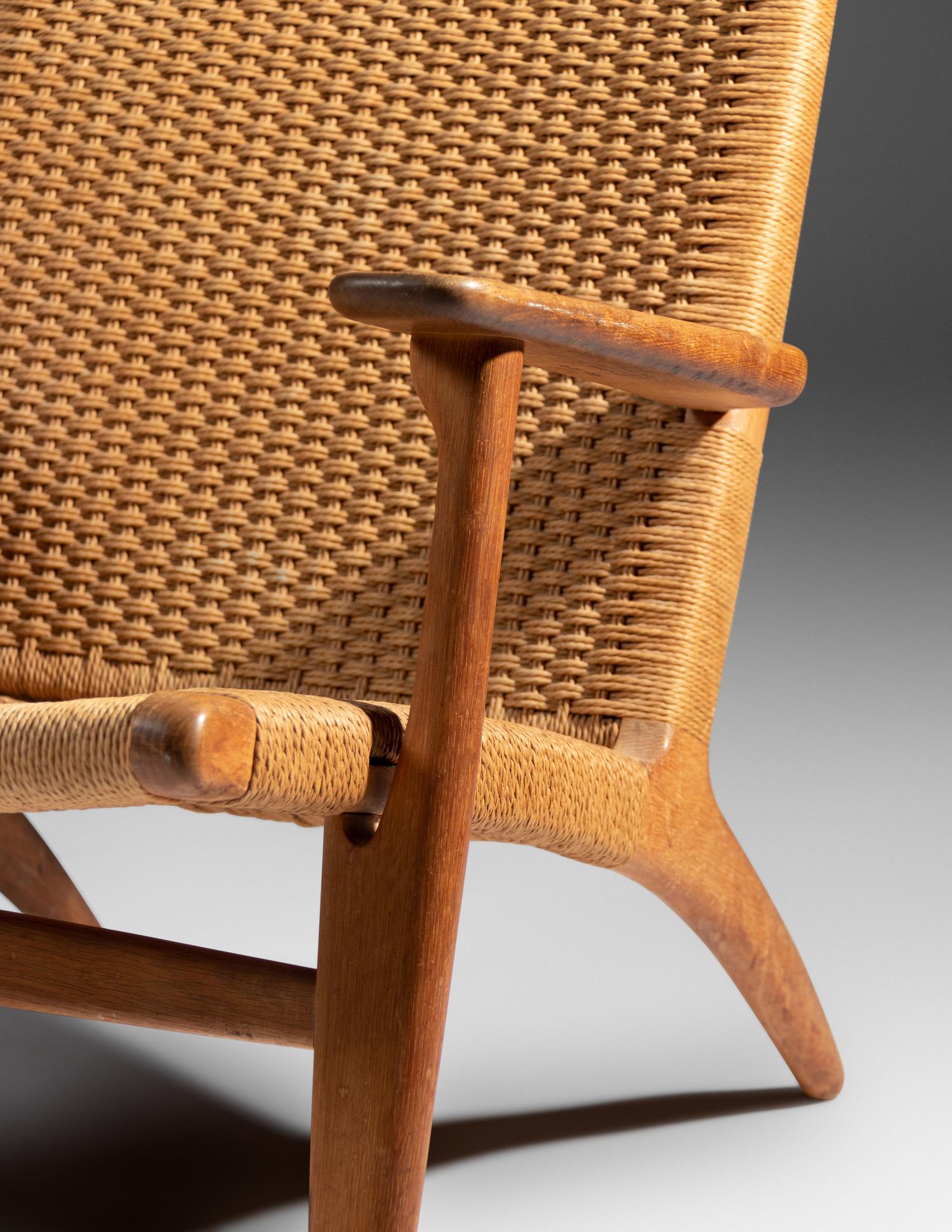 A Pair of CH-25 Lounge Chairs, Carl Hansen & Son, Denmark