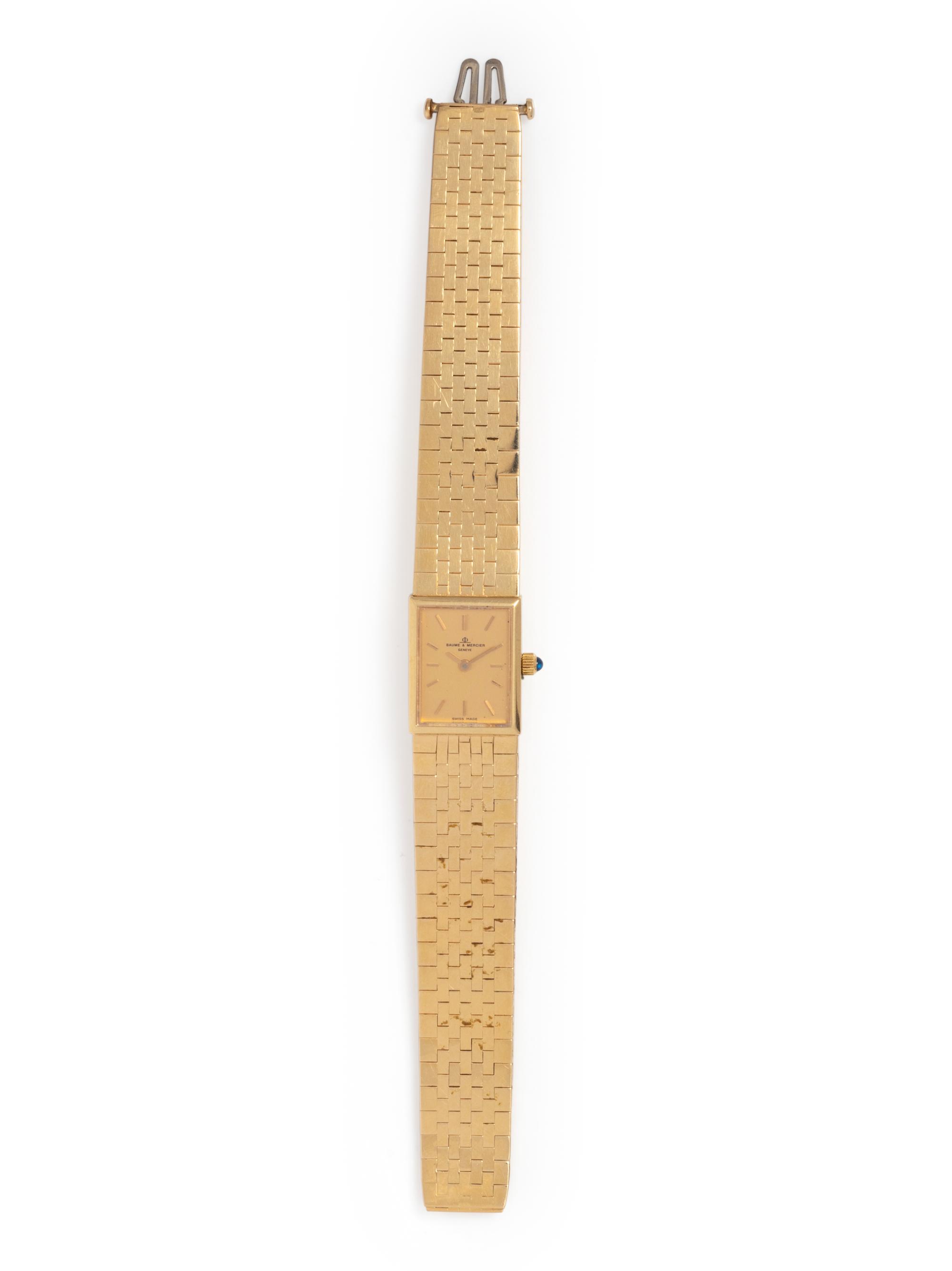 BAUME & MERCIER, 14K YELLOW GOLD WRISTWATCH