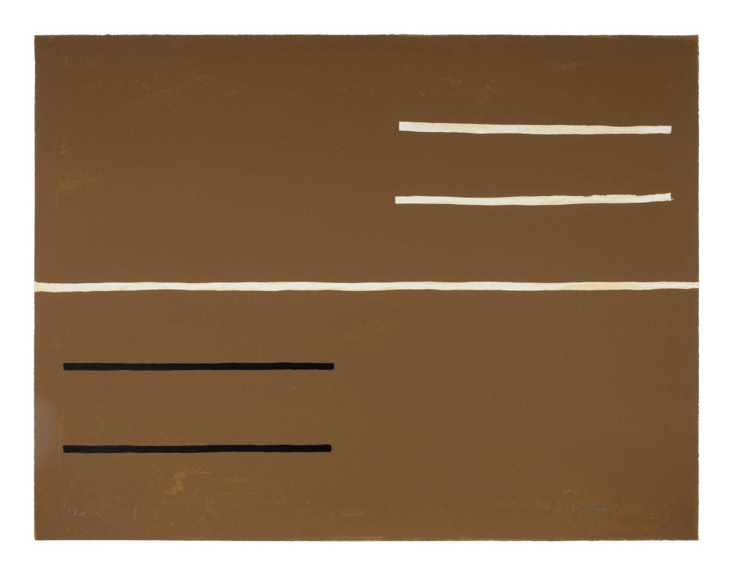Estate Landscape and Divided Counterchange (two prints from A Poem for Alexander ), 1972