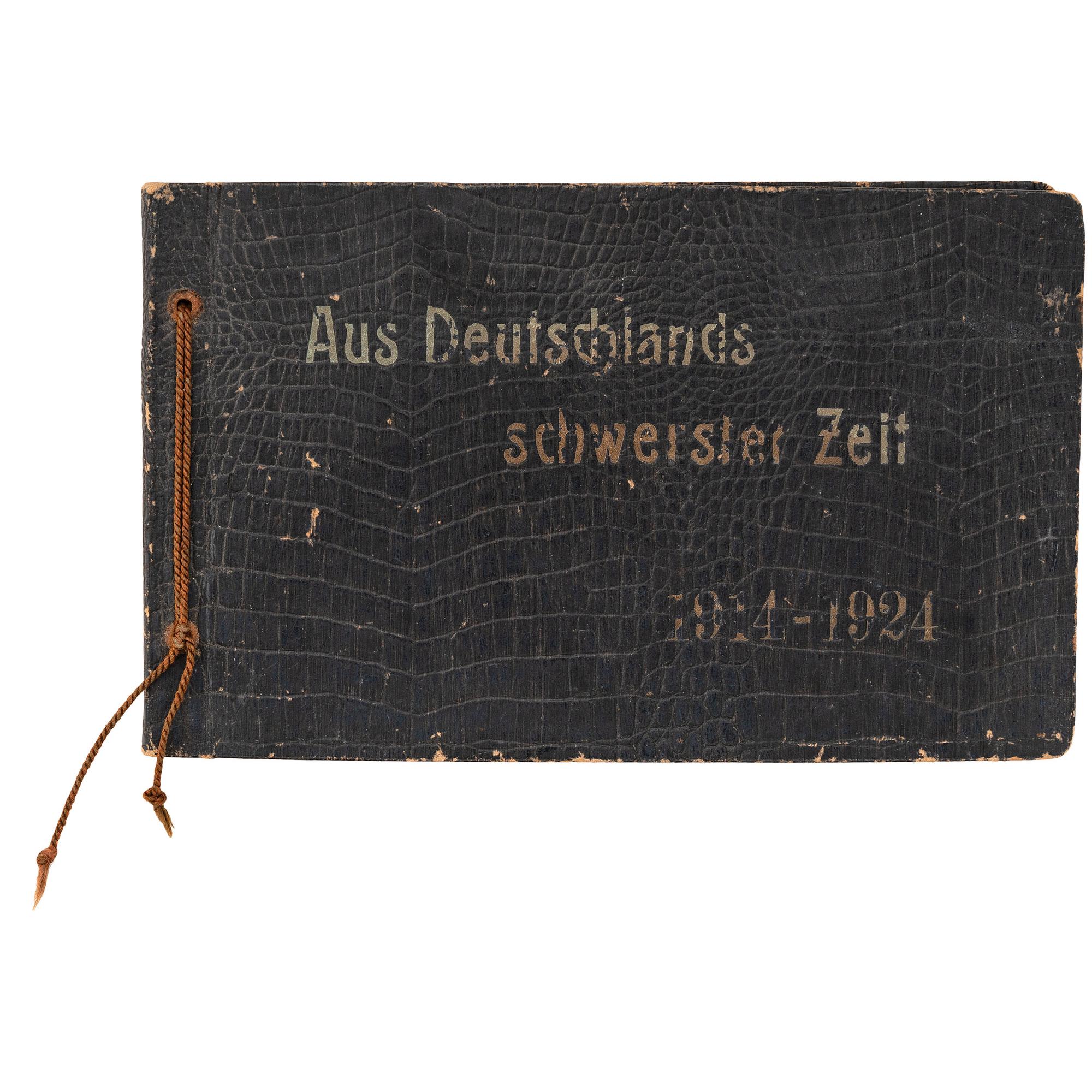 [WORLD WAR I -- GERMANY]. Aus Deutschlands Schwerster Zeit 1914-1924.