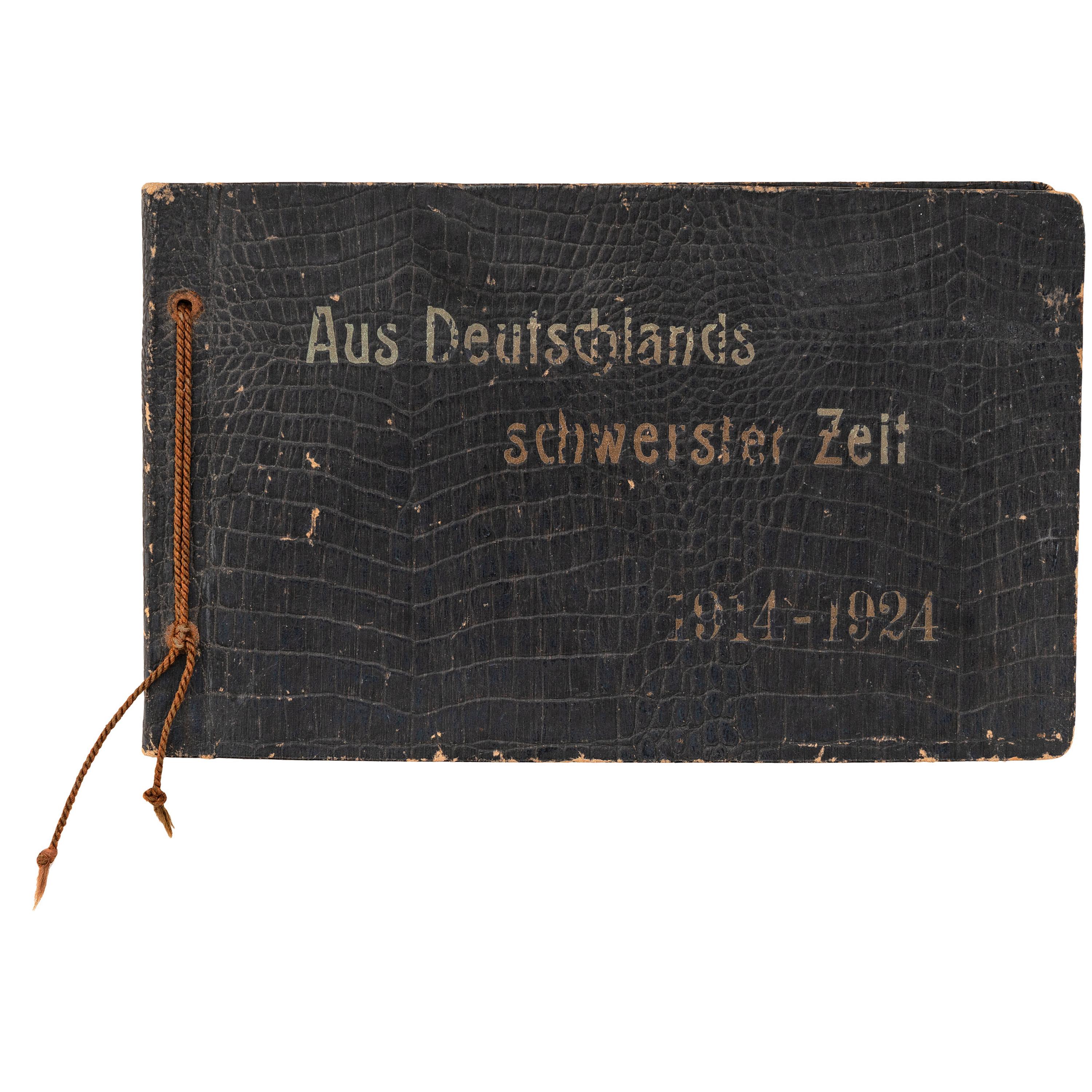 [WORLD WAR I -- GERMANY]. Aus Deutschlands Schwerster Zeit 1914-1924.