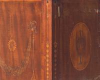 An Important George III Harewood and Marquetry Commode