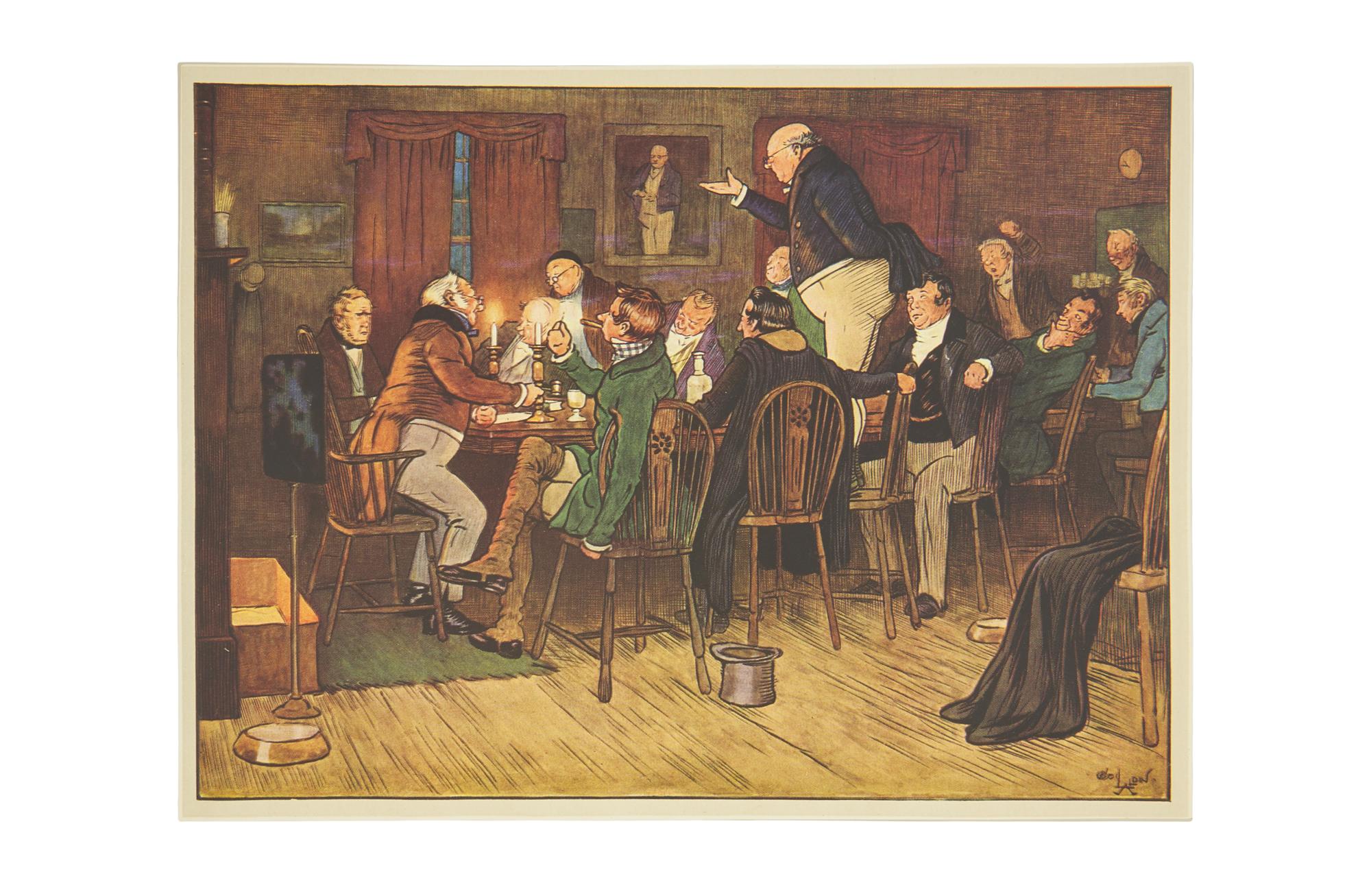DICKENS, Charles (1812-1870). The Posthumous Papers of the Pickwick Club. London: Chapman & Hall, Ltd./Lawrence & Jellicoe, Ltd., 1910.