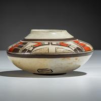 Hopi Pottery Jar, with Fred Harvey Sticker