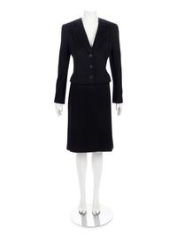 Chanel Cashmere Two-Piece Skirt Suit, Fall 2002