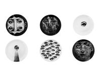 A Set of Six Fornasetti Plates — MILAN, ITALY, 20TH CENTURY