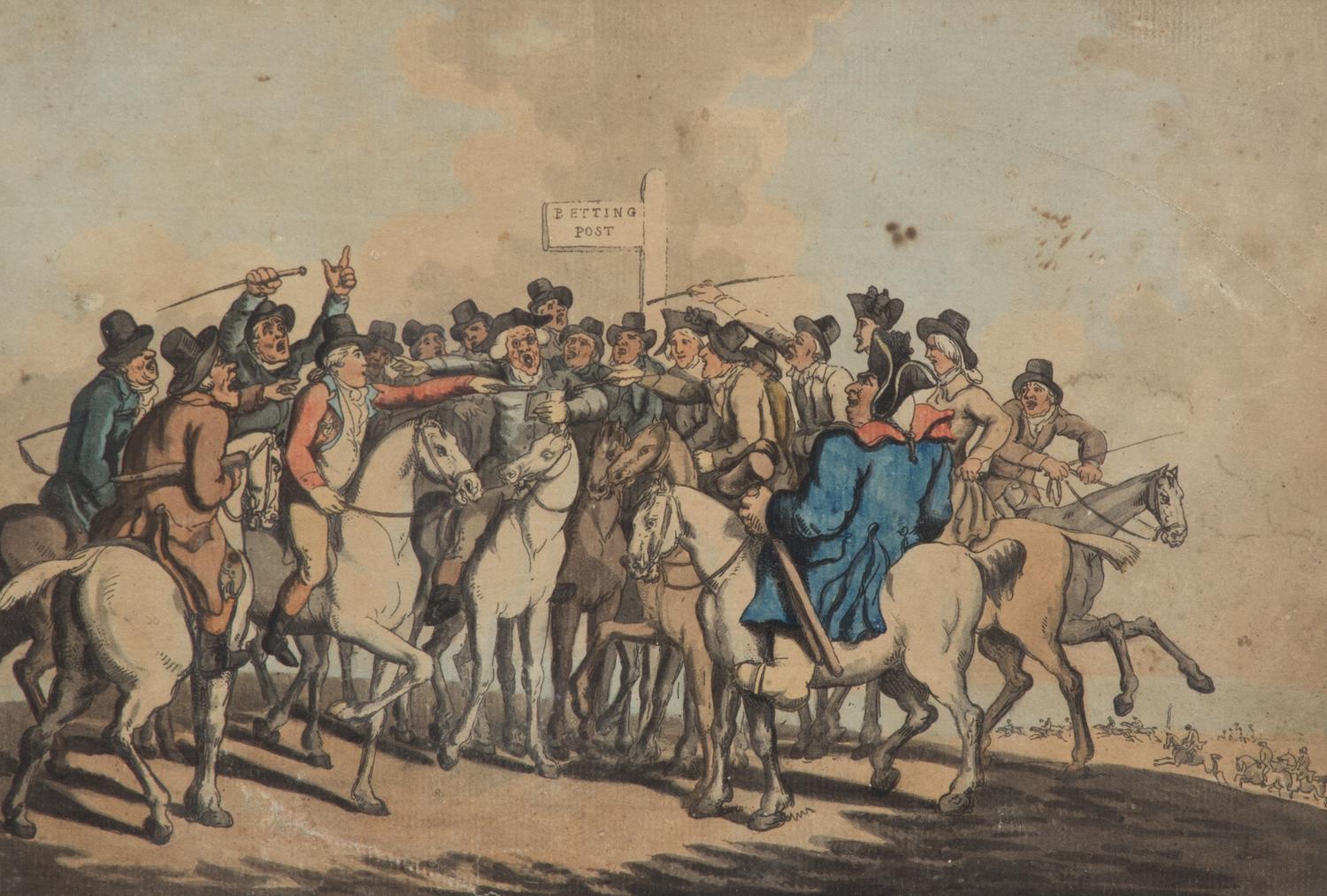 Thomas ROWLANDSON, after Image 7 1/4 x 11 inches. — RACING SERIES