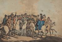 Thomas ROWLANDSON, after Image 7 1/4 x 11 inches. — RACING SERIES