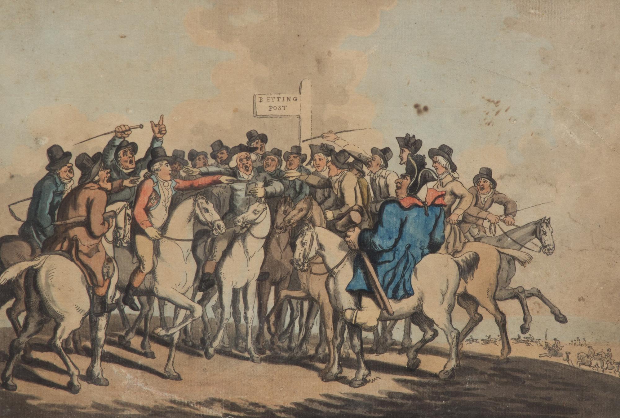 Thomas ROWLANDSON, after Image 7 1/4 x 11 inches. — RACING SERIES
