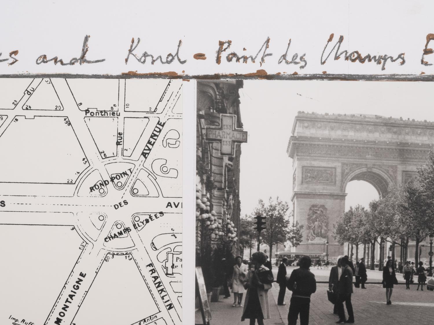 Wrapped Trees, Project for the Avenue des Champs-Elysees, Paris