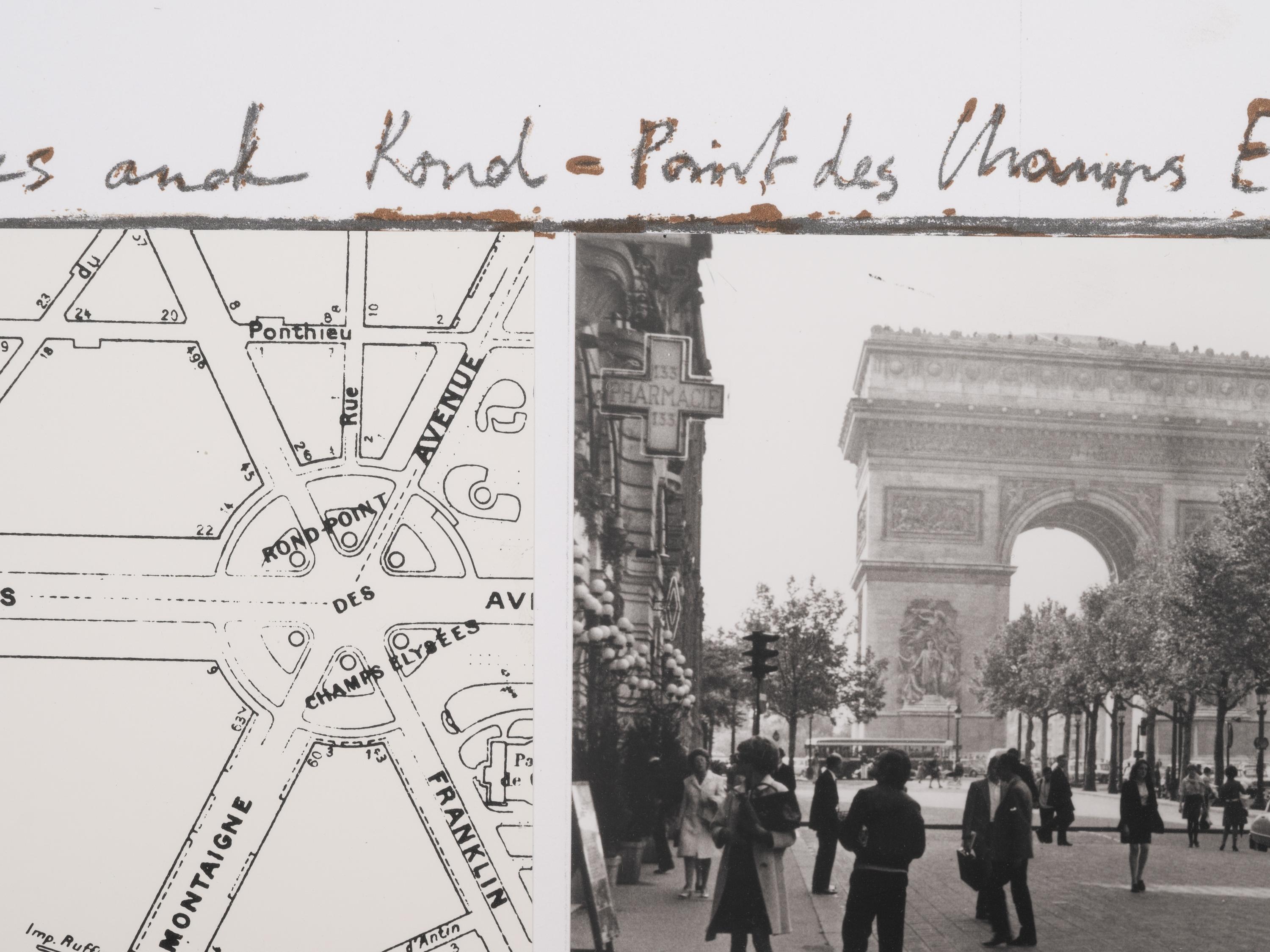 Wrapped Trees, Project for the Avenue des Champs-Elysees, Paris