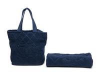 Chanel Terrycloth Tote and Towel