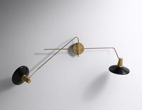 Two-Armed Articulated Wall Lamp