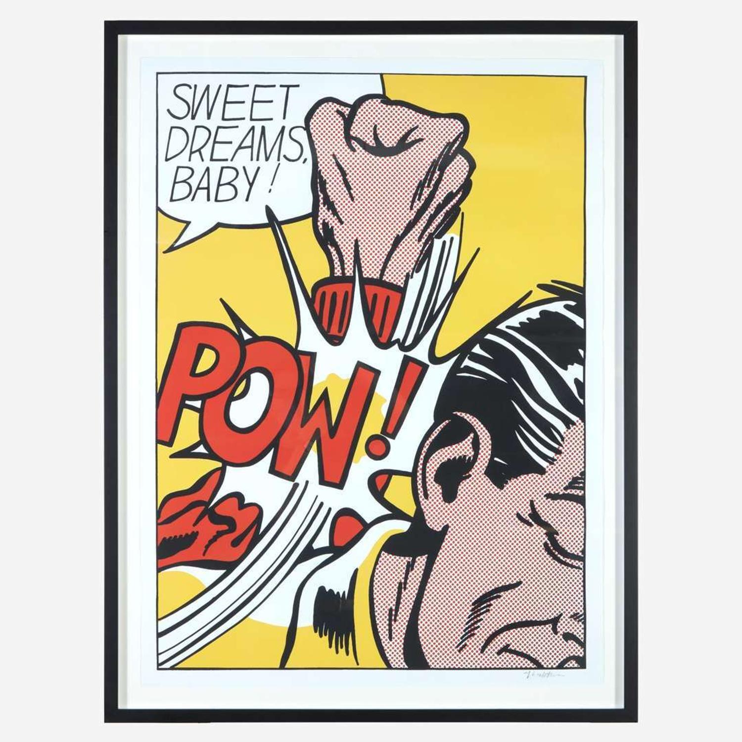 Roy Lichtenstein (American, 1923-1997) Sweet Dreams Baby!