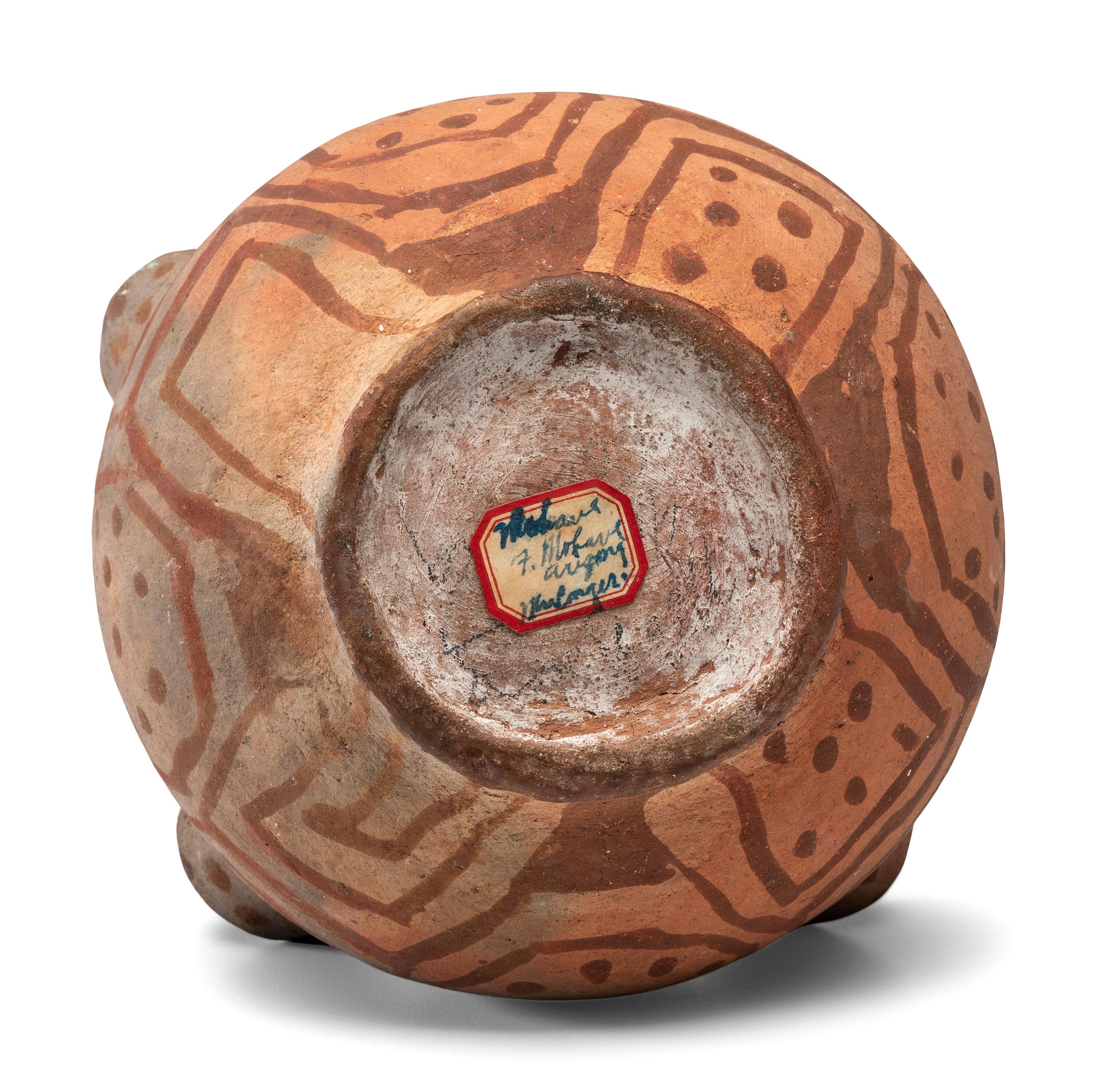 Mojave Figural Pottery Jar, with Four Spouts