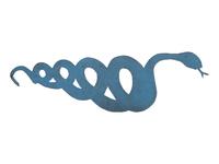 A Snake-Form Sheet Metal Weathervane