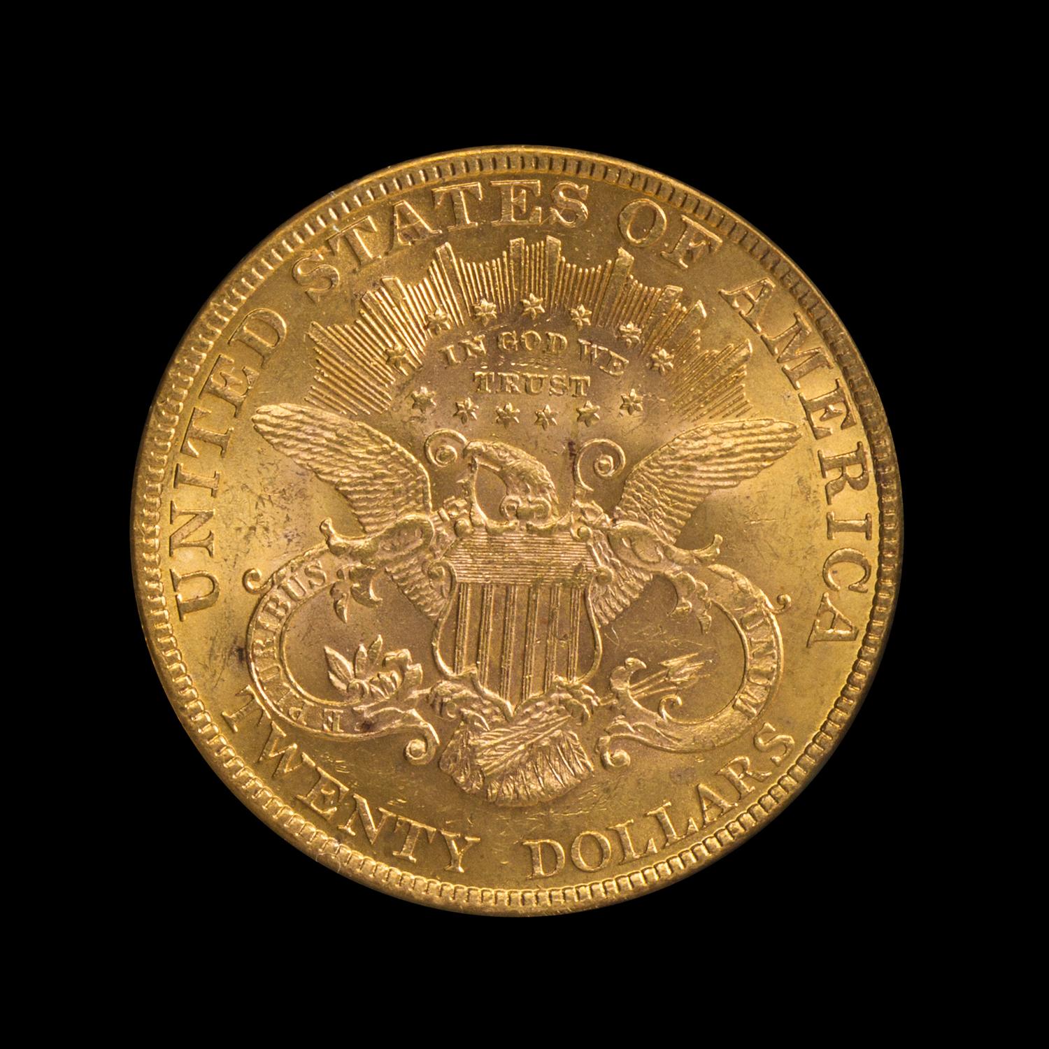 A United States 1890 Liberty Head $20 Gold Coin