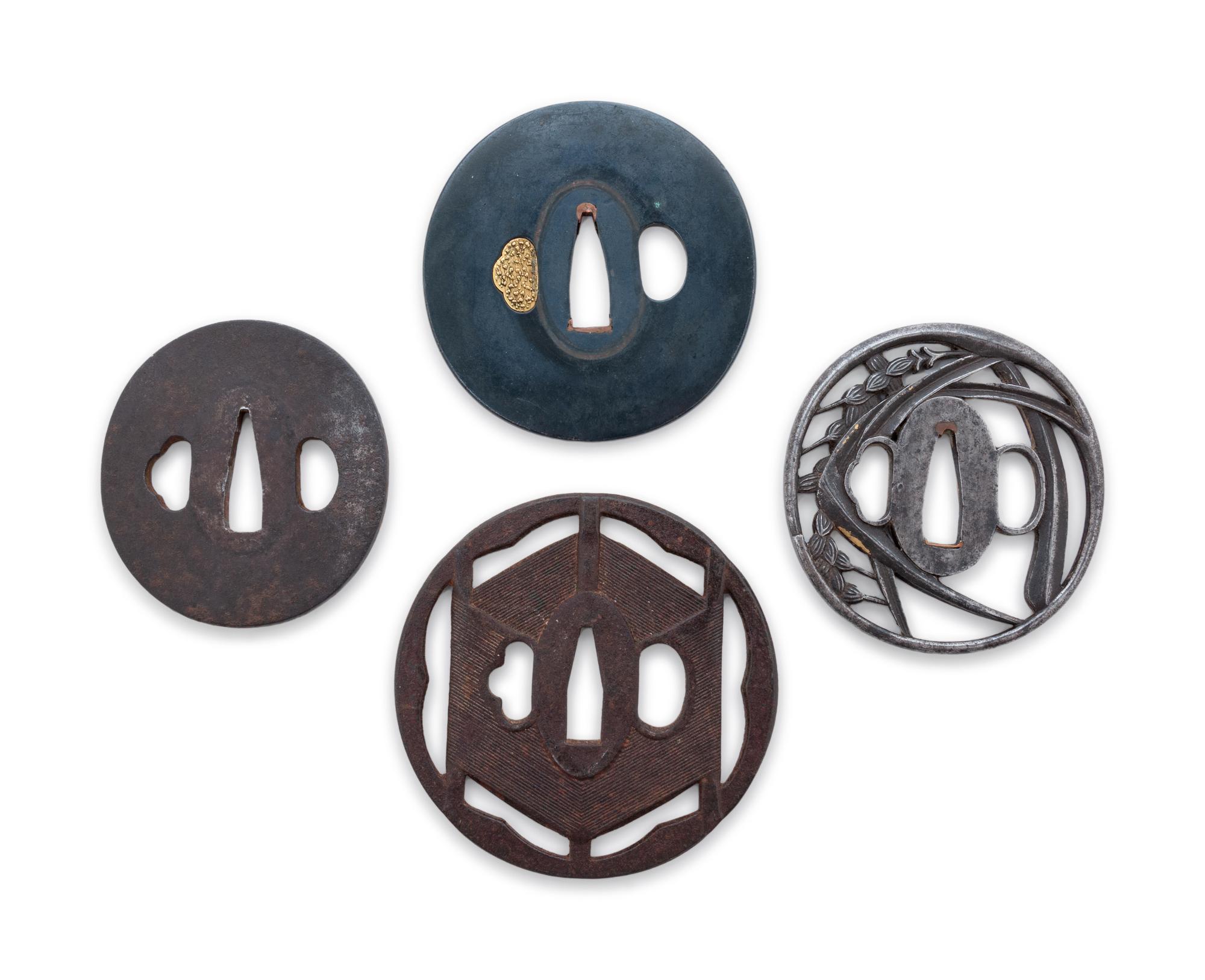 Four Japanese Tsuba